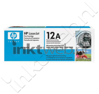 HP 12A toner (Sticker resten)