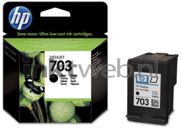 HP 703 zwart Combined box and product