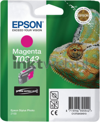 Epson T0343 magenta Front box