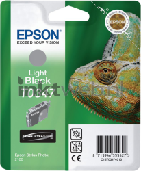 Epson T0347 licht zwart Front box