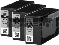 Canon PGI-1500XL 3-pack zwart