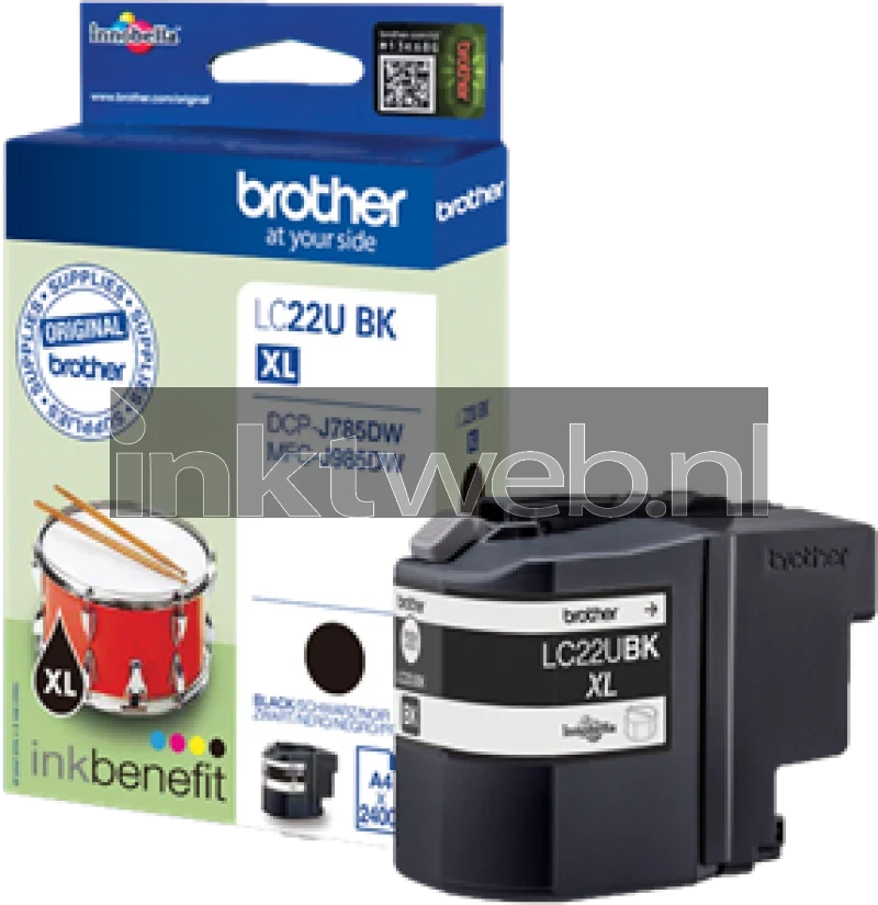 vhbw cartuccia d'inchiostro ciano sostituisce Brother LC-22UC