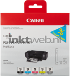 Canon PGI-9 Multipack PBK, C, M, Y, GY zwart en kleur