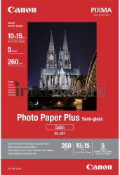 Canon  SG-201 fotopapier Halfglanzend | 10x15 | 260 gr/m² 5 vellen Front box