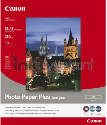 Canon  SG-201 fotopapier 36 x 43 cm Halfglanzend |  | 260 gr/m² 10 vellen 1686B029