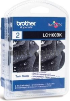 Brother LC-1100BK 2-pack (Opruiming 2 x 1-pack los) zwart
