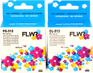 FLWR Canon PG-512 / CL-513 Multipack zwart en kleur