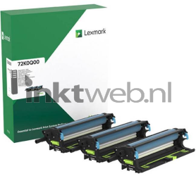 Lexmark 72K0Q00 3 pack Combined box and product