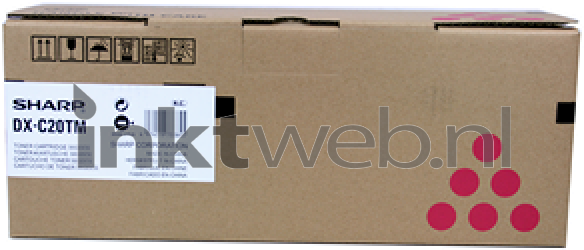 Sharp DX-C20TM magenta Front box