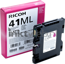 Ricoh GC-41 magenta Combined box and product