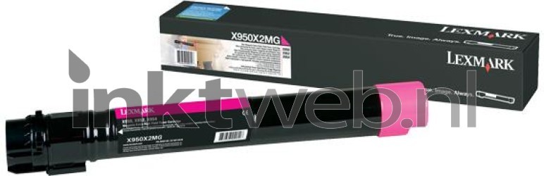 Lexmark XS955de magenta Combined box and product