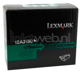 Lexmark 12A3160 zwart Front box