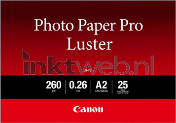 Canon  LU-101 Pro Luster Satijn | A2 | 260 gr/m² 25 stuks