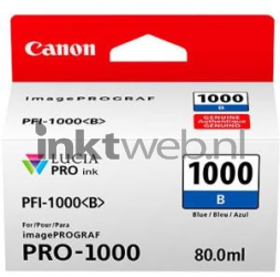 Canon PFI-1000 blauw Front box
