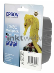 Epson T048C Cartridge Multipack kleur Front box