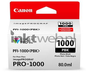 Canon PFI-1000 foto zwart Front box