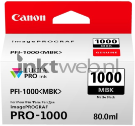 Canon PFI-1000 mat zwart Front box