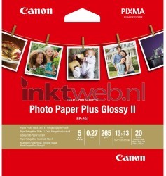 Canon  PP-201 13 x 13 cm Photo Paper Plus Glans |  |  20 stuks Front box