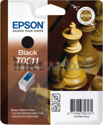Epson T0511 zwart Front box