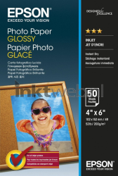 Epson  C13S042548 fotopapier Glans | 10x15 | 200 gr/m² 100 stuks Front box