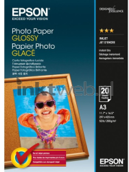 Epson  C13S042536 fotopapier Glans | A3 | 200 gr/m² 20 stuks