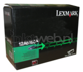 Lexmark 12A6160 zwart Front box