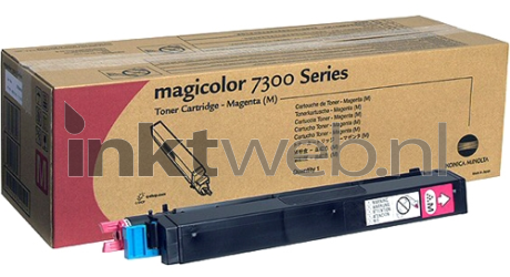 Konica Minolta MC7300 magenta Combined box and product