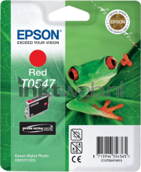 Epson T0547 rood Front box