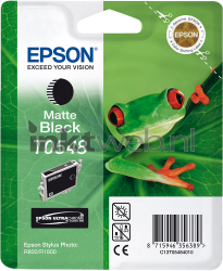 Epson T0548 mat zwart Front box