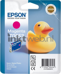 Epson T0553 magenta Front box
