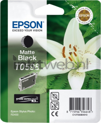 Epson T0598 mat zwart Front box