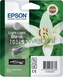 Epson T0599 licht licht zwart Front box