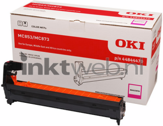 Oki 44844470 magenta Combined box and product