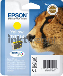 Epson T0714 geel Front box