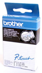 Brother  TC-103 blauw op transparant breedte 12 mm