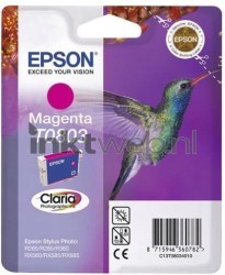 Epson T0803 magenta Front box