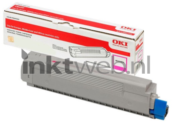Oki C712 magenta Combined box and product