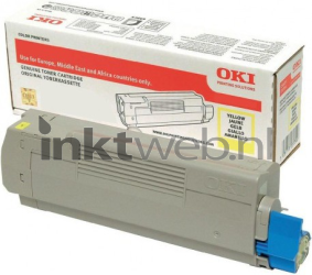 Oki C332 / MC363 geel Combined box and product