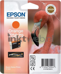 Epson T0879 oranje Front box