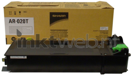 Sharp AR020T zwart Combined box and product