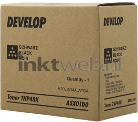 Develop TN-P48 zwart Front box