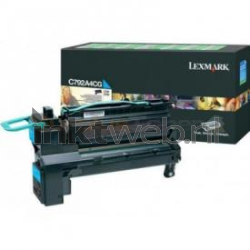 Lexmark C748, X748 cyaan Combined box and product