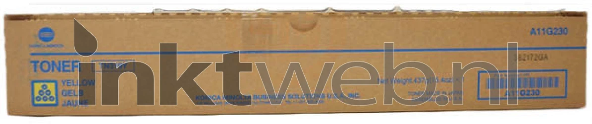 Konica Minolta TN-319C cyaan Front box