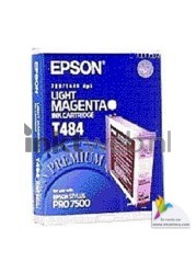 Epson T484 licht magenta Front box