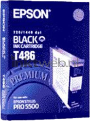 Epson T486 zwart Front box