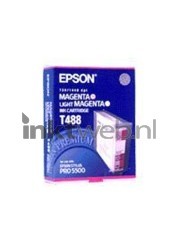Epson T488 Magenta / Licht Magenta magenta Front box