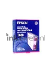 Epson T488 Magenta / Licht Magenta magenta Front box