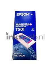 Epson T501 magenta Front box