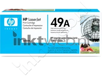 HP 49A zwart Front box