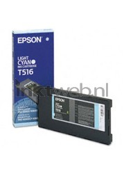 Epson T516 licht cyaan Combined box and product